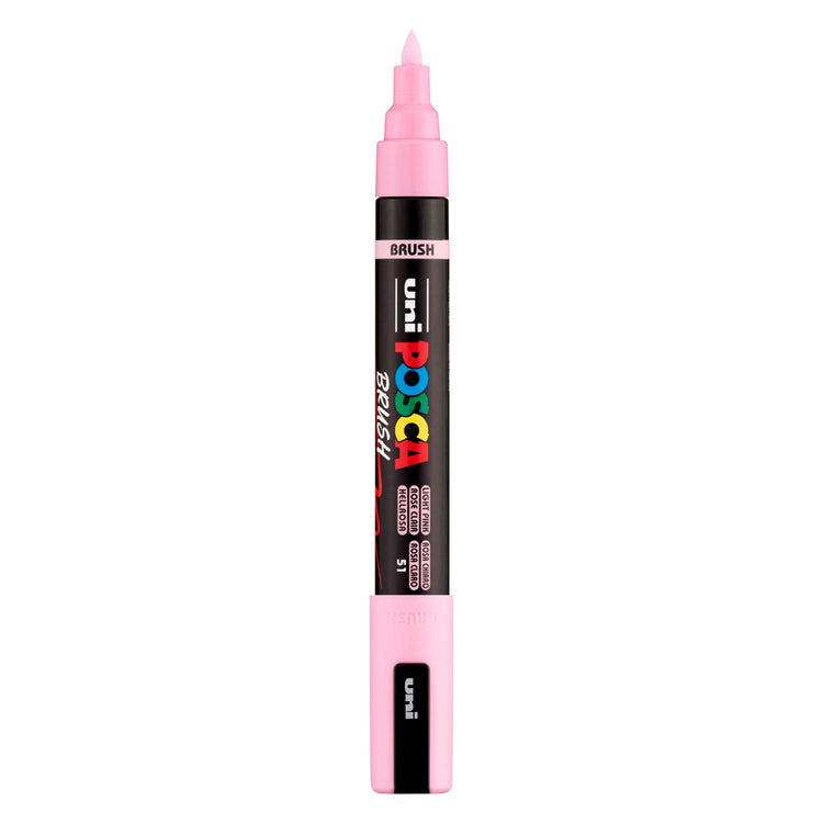 Uni Posca Pinselmarker pc5br hellrosa – Pinselspitze 1–4 mm