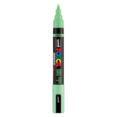 Uni Posca Pinselmarker pc5br hellgrün – Pinselspitze 1–4 mm