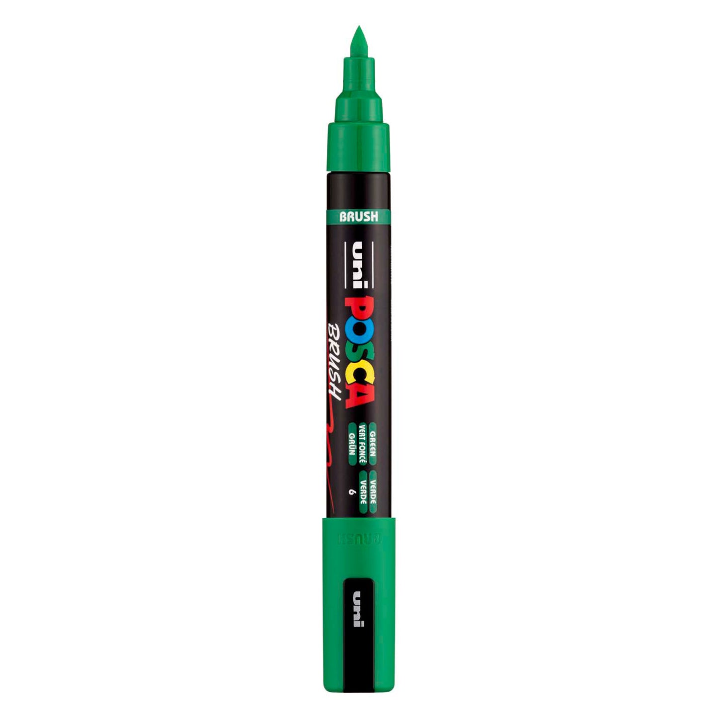 Uni Posca Pinselmarker pc5br grün – Pinselspitze 1–4 mm
