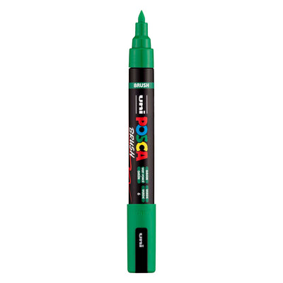 Uni Posca Pinselmarker pc5br grün – Pinselspitze 1–4 mm
