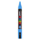 UNI-POSCA POSCA-Marker, AFM PC-5M, Liniendicke 2,5 mm, mittel, himmelblau, 1 Stück