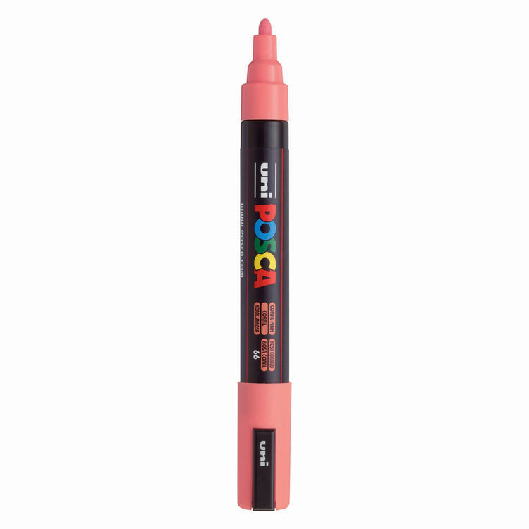 Uni Posca Farbmarker pc5m korallenrosa – konische Spitze 2,5 mm