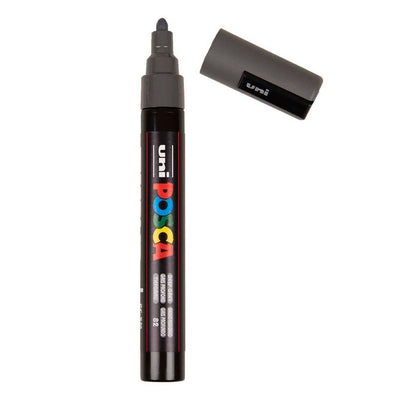 Uni Posca Lackmarker PC5m tiefgrau – konische Spitze 2,5 mm