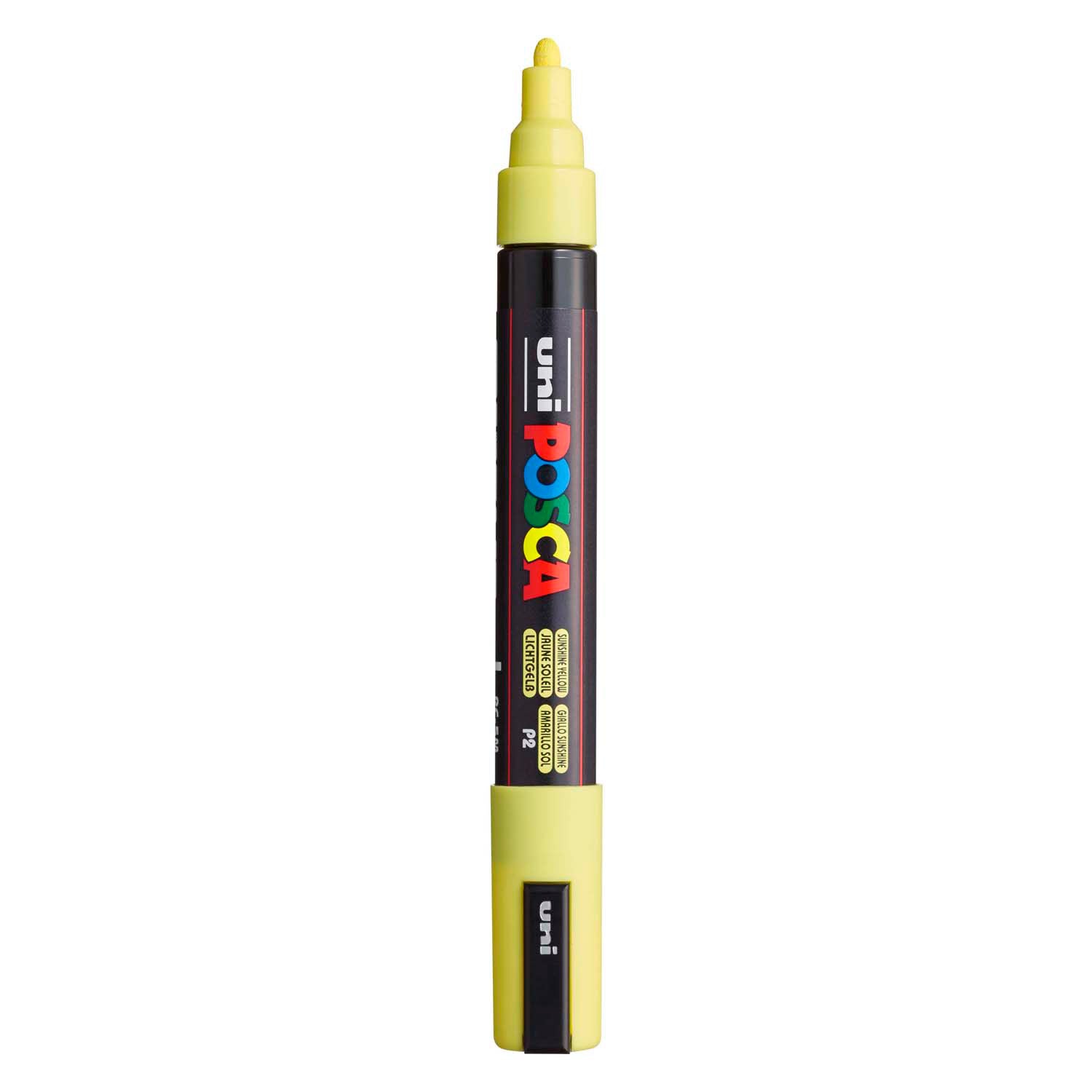 Uni Posca Lackmarker pc5m sonnengelb – konische Spitze 2,5 mm