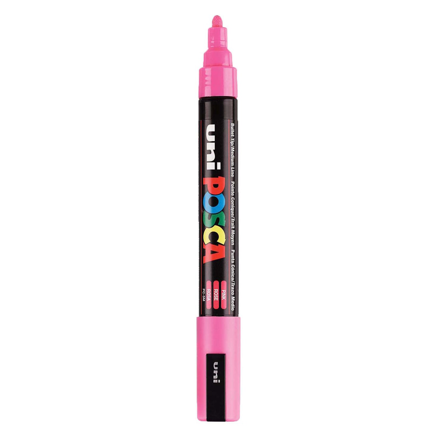 UNI-POSCA POSCA-Marker, AFM PC-5M, Liniendicke 2,5 mm, Medium, Rosa, 1 Stück