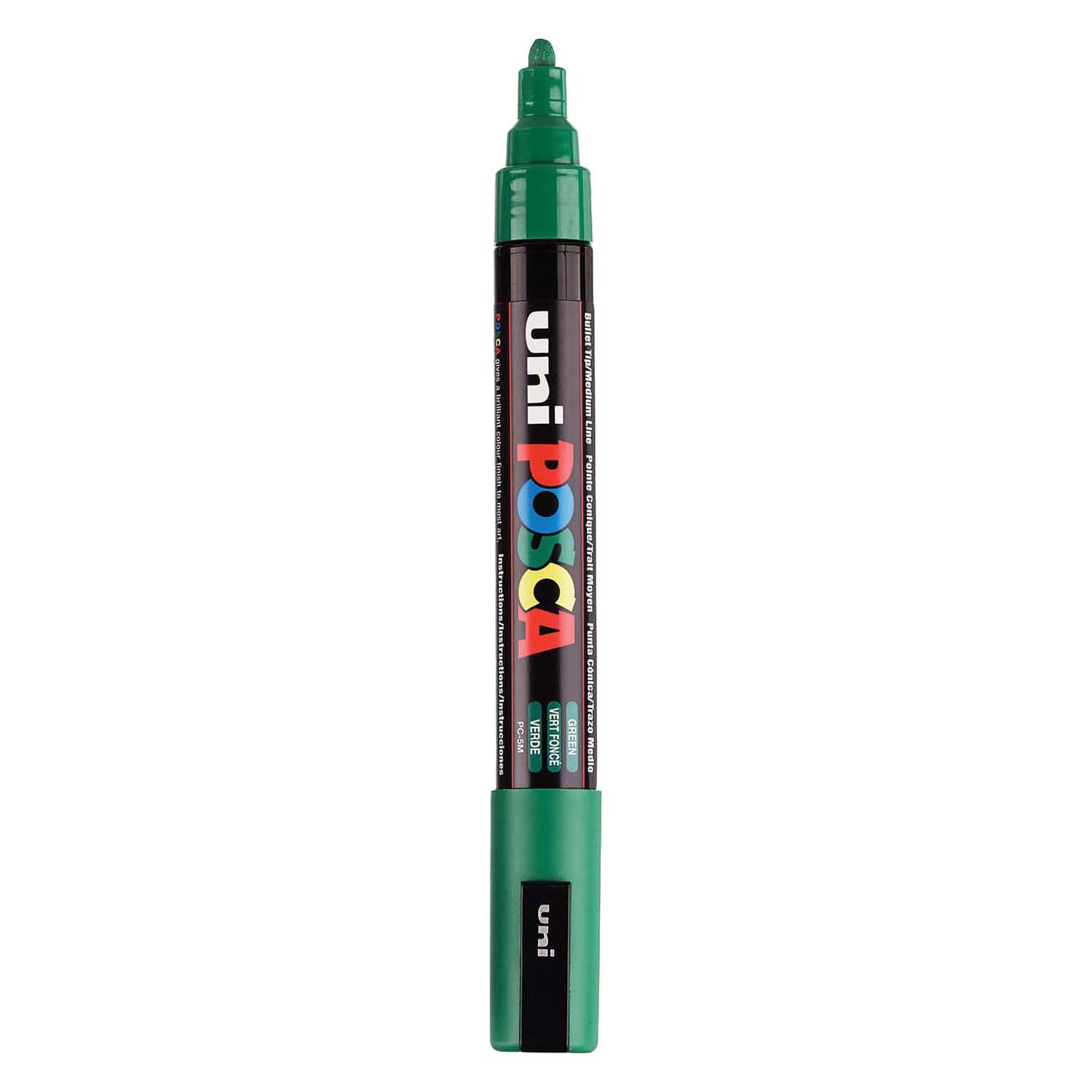 UNI-POSCA POSCA-Marker, AFM PC-5M, Liniendicke 2,5 mm, Medium, Grün, 1 Stück