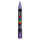 UNI-POSCA POSCA-Marker, AFM PC-5M, Liniendicke 2,5 mm, Medium, metallisches Violett, 1 Stück