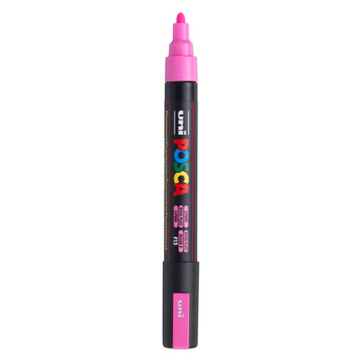 Uni Posca Lackmarker pc5m neonpink – konische Spitze 2,5 mm