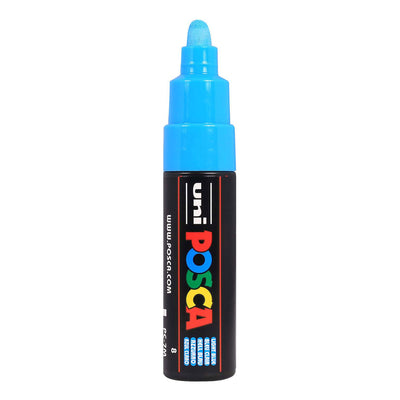 Uni Posca Farbmarker 7 m hellblau – konische Spitze 4,5 mm