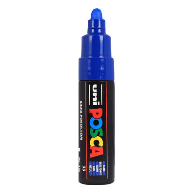 Uni Posca Farbmarker 7 m blau – konische Spitze 4,5 mm