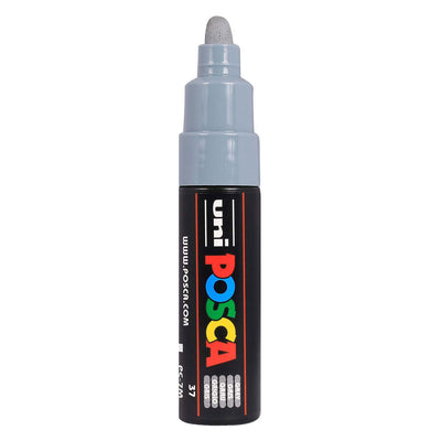 Uni Posca Farbmarker 7 m grau – konische Spitze 4,5 mm