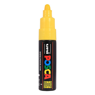 Uni Posca Farbmarker 7 m gelb – konische Spitze 4,5 mm