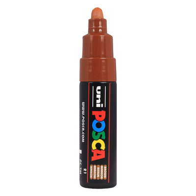 Uni Posca Farbmarker 7 m braun – konische Spitze 4,5 mm
