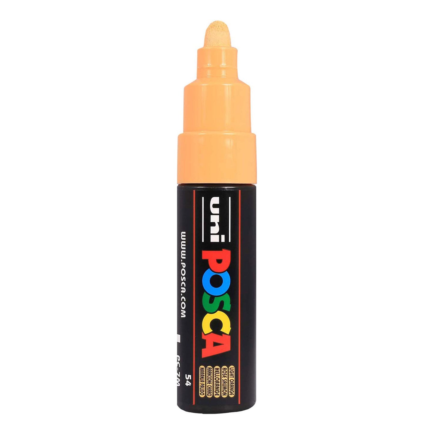 Uni Posca Farbmarker 7 m hellorange – konische Spitze