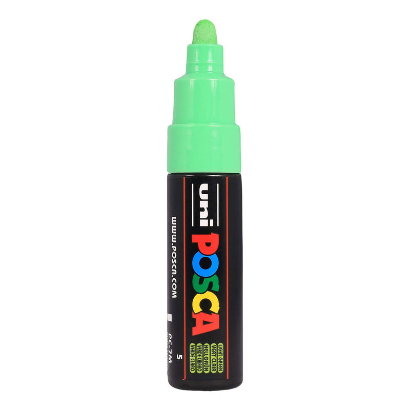 Uni Posca Farbmarker 7 m hellgrün – konische Spitze