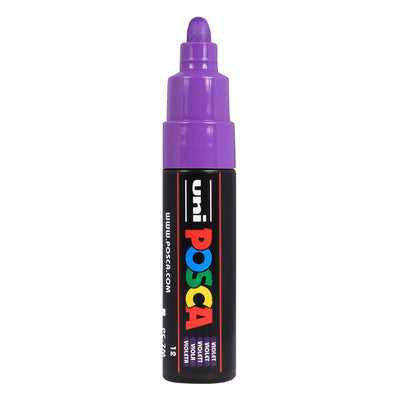 Uni Posca Farbmarker 7 m violett – konische Spitze