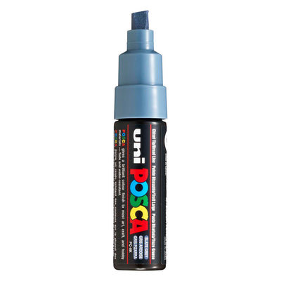 UNI-POSCA POSCA-Marker, AFM PC-8K, Liniendicke 8 mm, breit, schiefergrau, 1 Stück