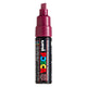 UNI-POSCA POSCA-Marker, AFM PC-8K, Liniendicke 8 mm, breit, Rotwein, 1 Stück