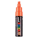 UNI-POSCA POSCA-Marker, AFM PC-8K, Liniendicke 8 mm, breit, orange, 1 Stück