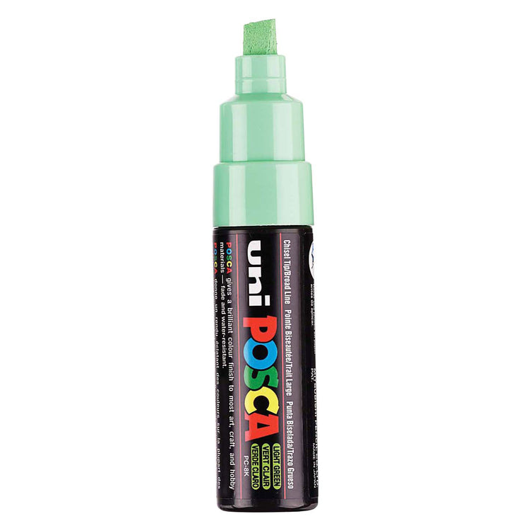 UNI-POSCA POSCA-Marker, AFM PC-8K, Liniendicke 8 mm, breit, hellgrün, 1 Stück