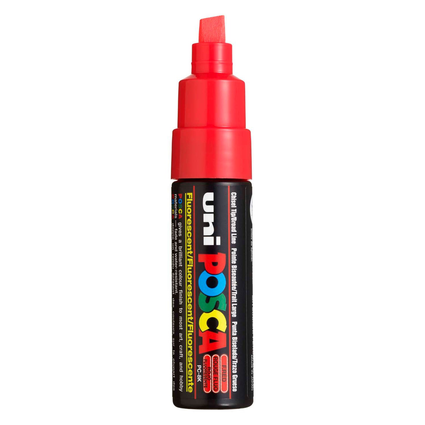 UNI-POSCA POSCA-Marker, AFM PC-8K, Liniendicke 8 mm, breit, fluorot, 1 Stück