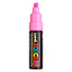 UNI-POSCA POSCA-Marker, AFM PC-8K, Liniendicke 8 mm, breit, fluoreszierendes Rosa, 1 Stück