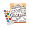 Graine kreatives Graine-Malen-nach-Zahlen-Set Kawaii-Kuchen – inkl. Acrylfarbe und Pinsel