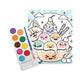 Graine Creative Grain Malen nach Zahlen Eiscreme – inkl. Acrylfarbe und Pinsel