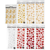 Creativ Company Glitzeraufkleber, Blatt 10x24+12x18,5 cm, 8 Blatt 1 Box