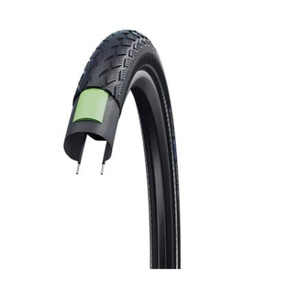Schwalbe Tire Green Marathon Greenguard 28x1 5 8x1 3 8 (37-622) Schwarz