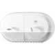 Toilettenpapierspender Tork T9 Smartone Mini Twin Elevation Closure Weiß