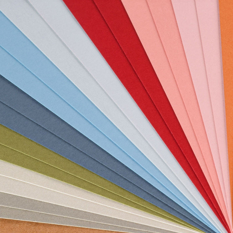 Florenz • Kartonpapier 216g glatt 30,5x30,5cm skandinavische Farben 24x
