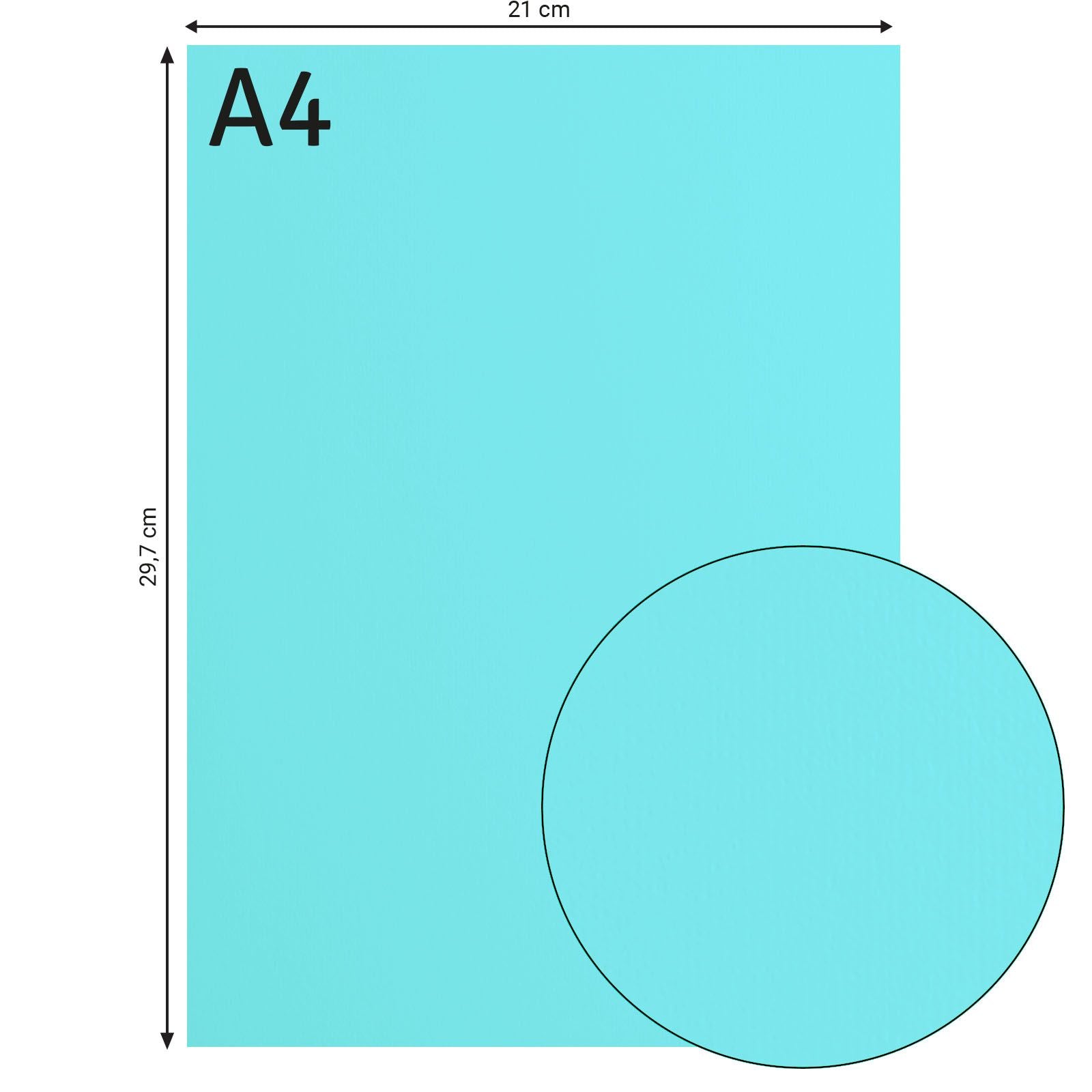 Florence • Kartonpapier 216g glatt A4 Himmel 10x