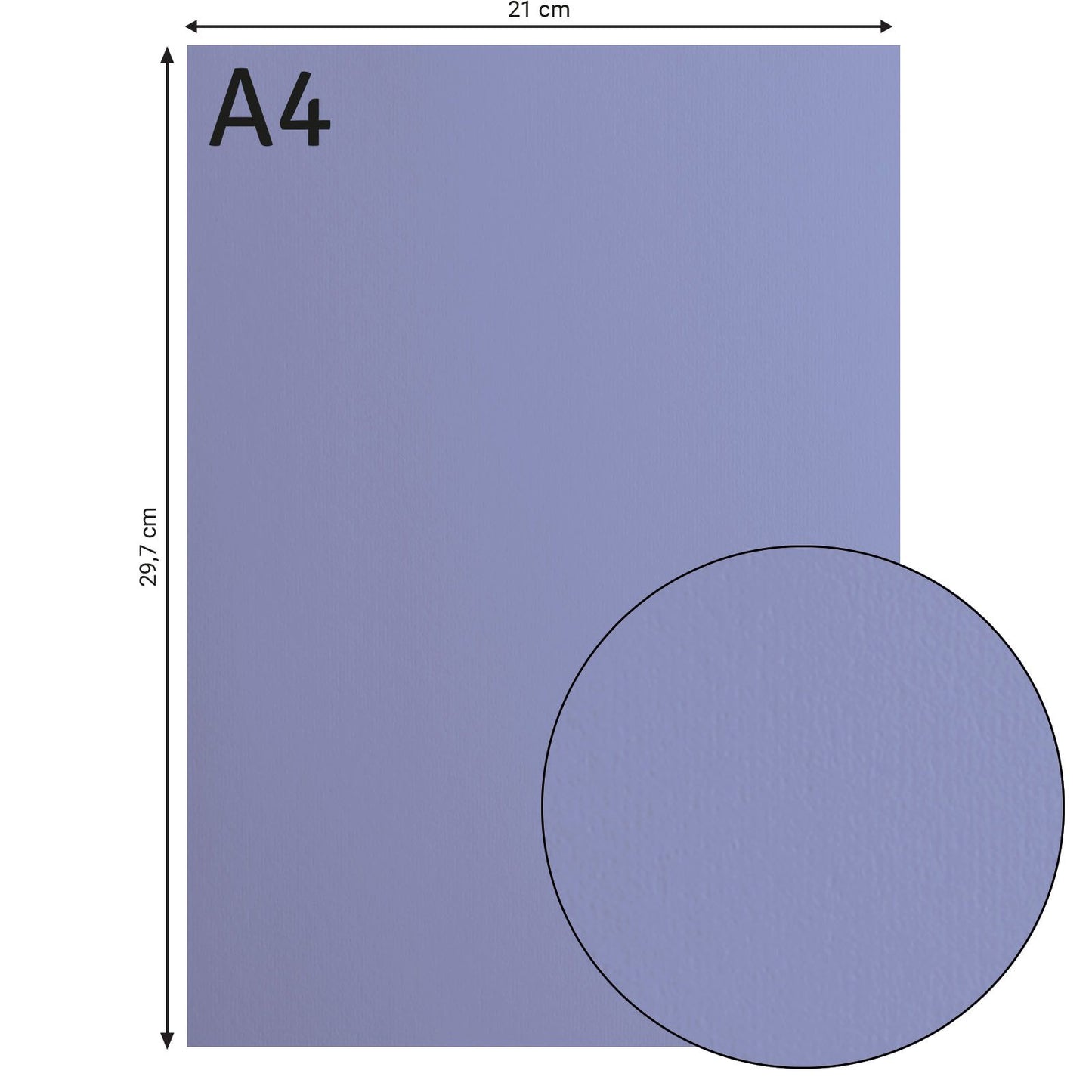 Florence • Kartonpapier 216g glatt A4 Stiel 10x