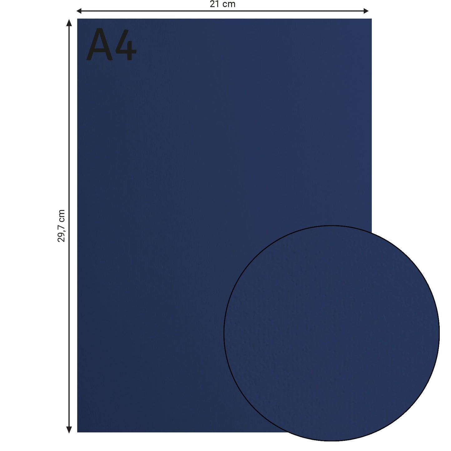 Florence • Kartonpapier 216g glatt A4 maritim 10x