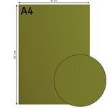 Florence • Kartonpapier 216g glatt A4 oliv 10x
