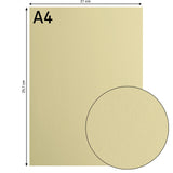 Florence • Kartonpapier 216g glatt A4 Pudding 10x - afbeelding 2
