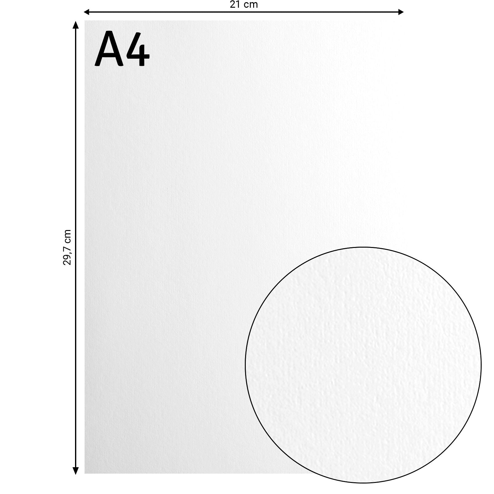 Florence • Kartonpapier 216g glatt A4 weiß 10x