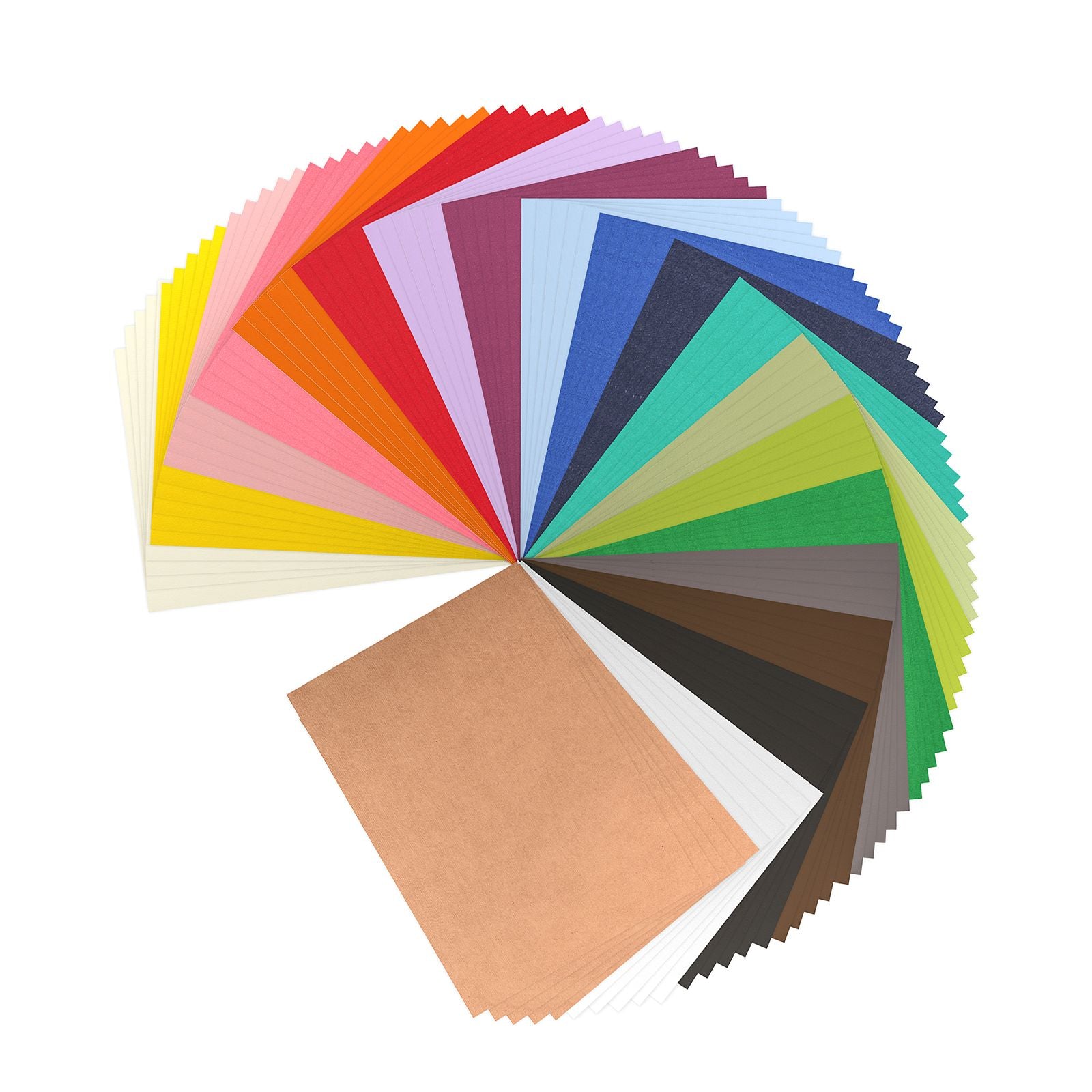 Florence • Kartonpapier 216g glatt A4 sortiert 100x