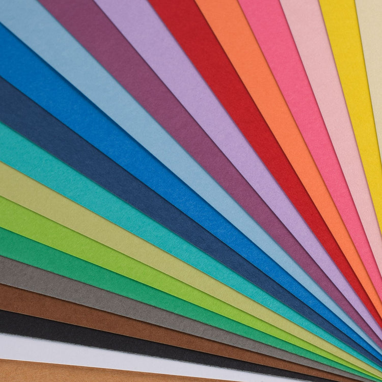 Florence • Kartonpapier 216g glatt A4 sortiert 100x