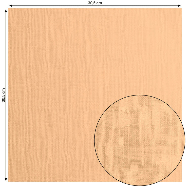 Florenz • Kartonpapier 216 g, Struktur 30,5 x 30,5 cm, Sorbet 20x