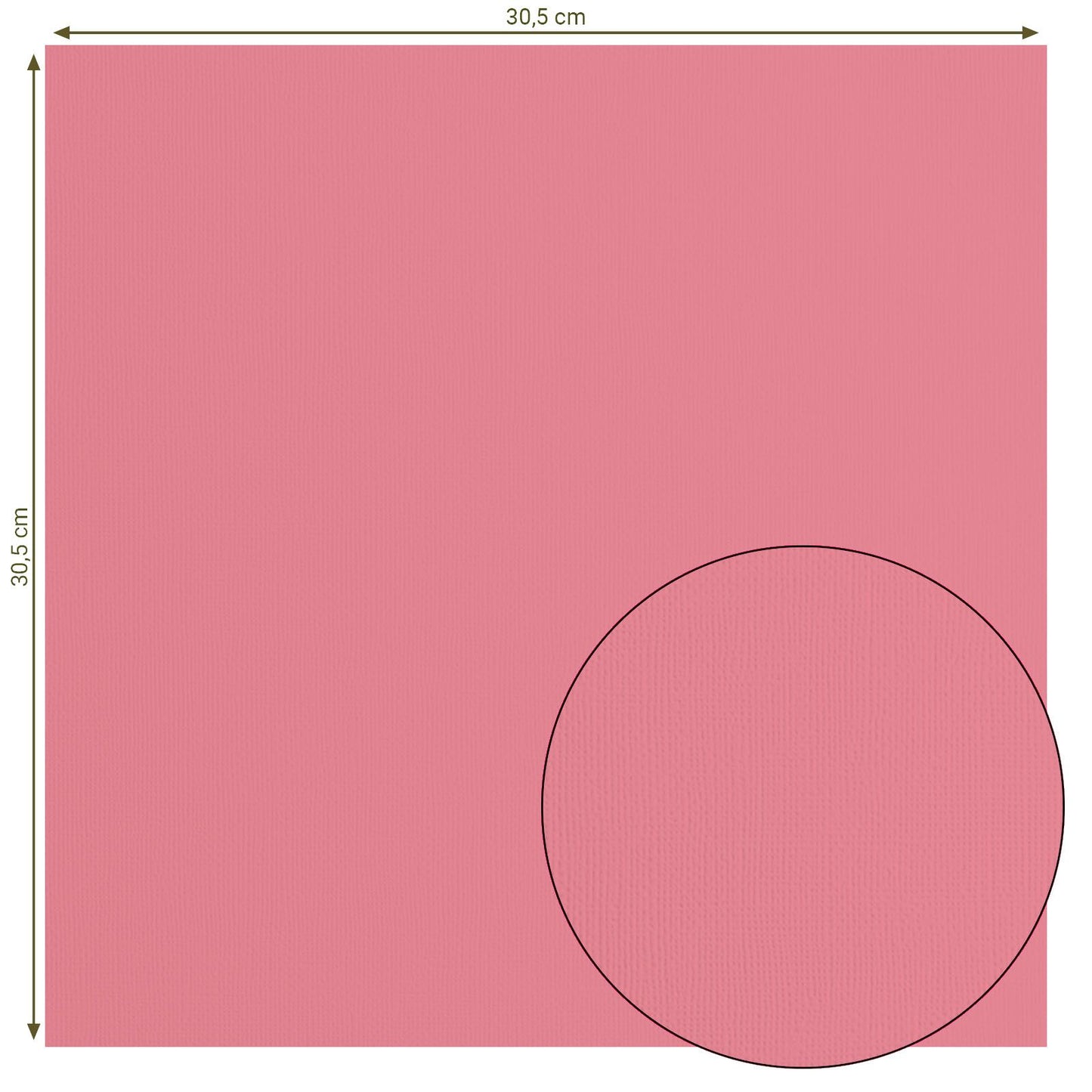 Florenz • Kartonpapier 216 g, Struktur 30,5 x 30,5 cm, Rote Bete 20x