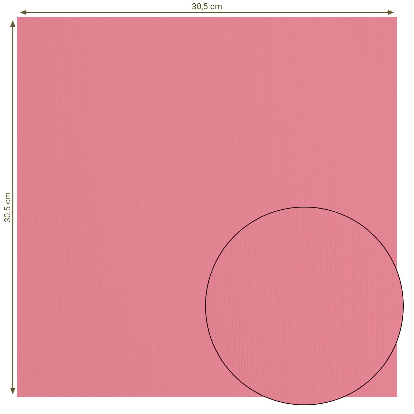 Florenz • Kartonpapier 216 g, Struktur 30,5 x 30,5 cm, Rote Bete 20x