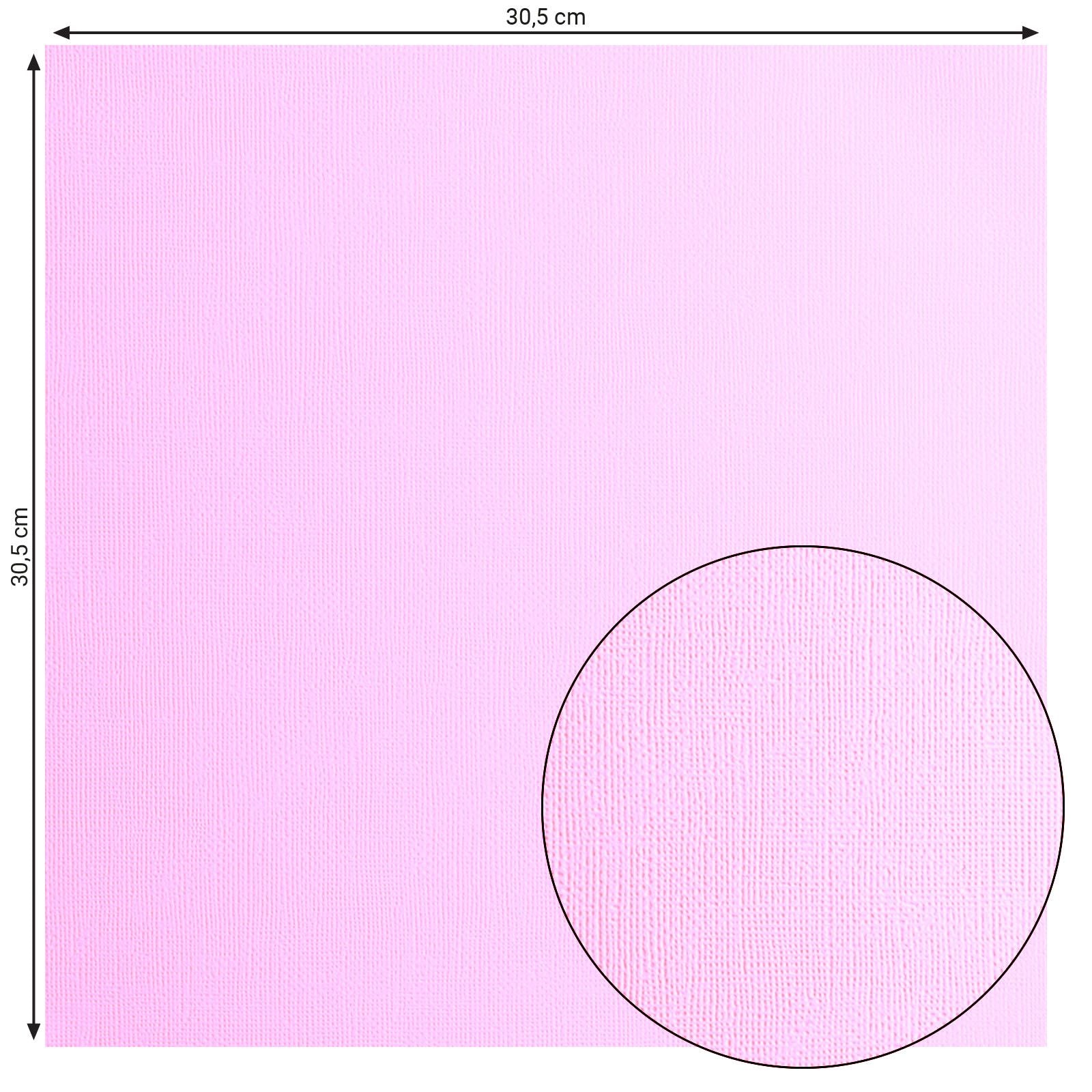 Florence • Kartonpapier 216g Struktur 30,5x30,5cm Flieder 20x