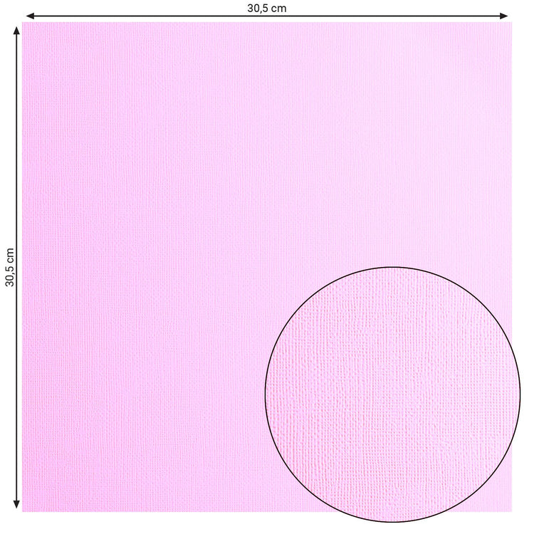 Florence • Kartonpapier 216g Struktur 30,5x30,5cm Flieder 20x
