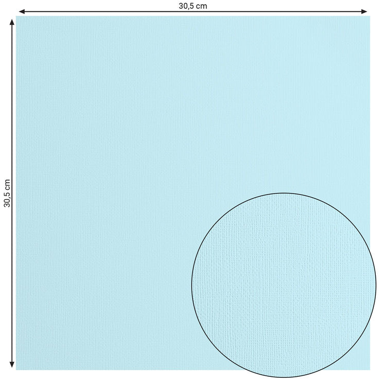 Florence • Kartonpapier 216g, Struktur 30,5x30,5cm, Ozean, 20x
