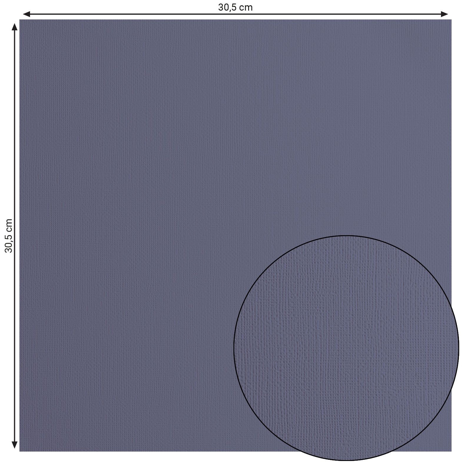 Florence • Kartonpapier 216g, Struktur 30,5x30,5cm, Graphit 20x