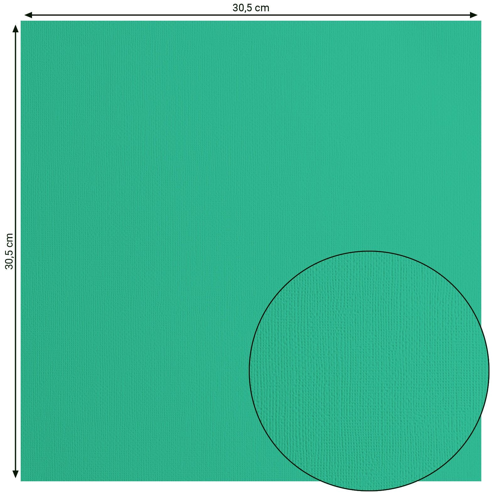 Florenz • Kartonpapier 216 g, Struktur 30,5 x 30,5 cm, Salbei 20x