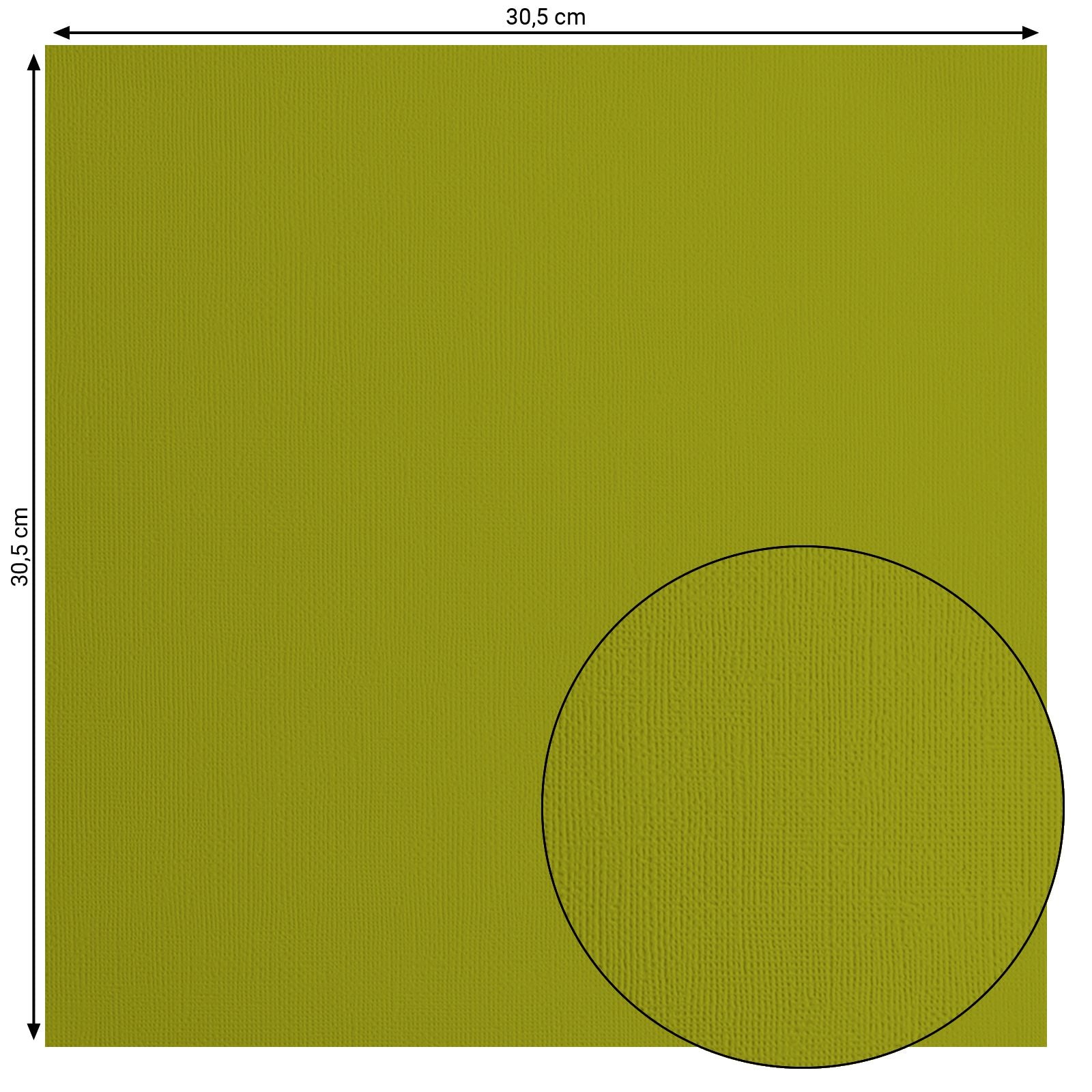 Florenz • Kartonpapier 216g, Struktur 30,5x30,5cm, Farn 20x