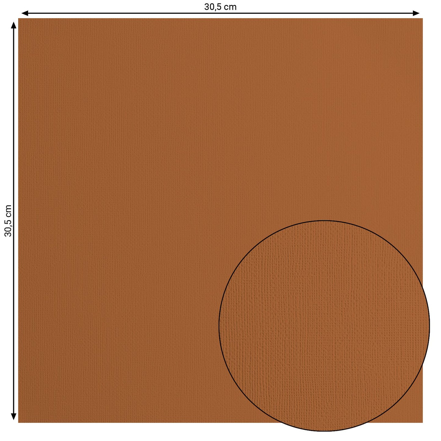 Florenz • Kartonpapier 216 g, Struktur 30,5 x 30,5 cm, Ziegelstein